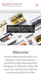 Mobile Screenshot of dreameffectsmedia.com